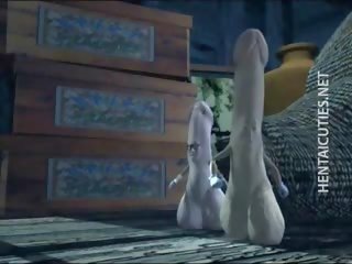 Cứng lên 3d hentai streetwalker chà một to phallus