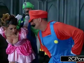 Secousse que joie bâton: super mario bros obtenir occupé avec princesse brooklyn chasse