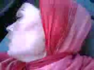 Arabe rouge turban hijab voiture baise film