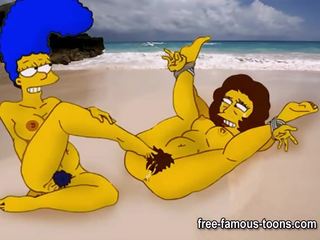 Simpsons hentai ciężko orgia