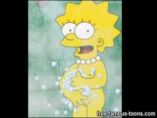 Lisa simpson dildos veten dhe squirts të gjithë mbi the vend