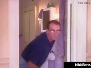 Desiring Canadian Nikki Benz Fucked & Spied on by Peeping